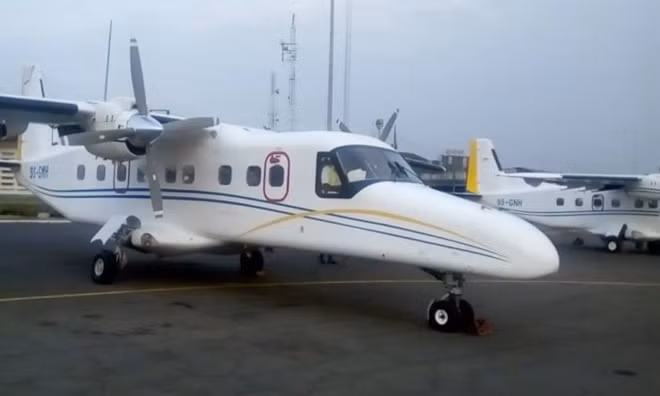 Chiếc máy bay cỡ nhỏ của hãng hàng không tư nhân Busy Bee.