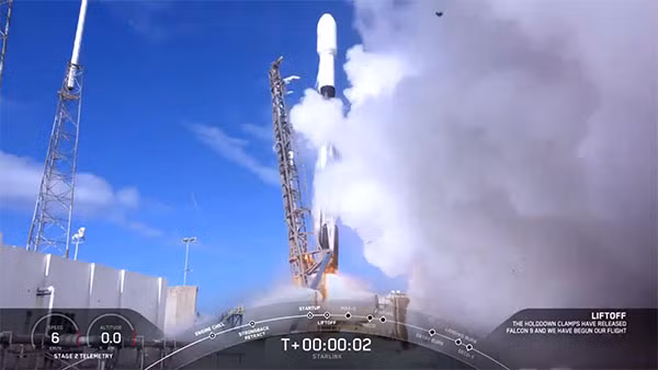Đây là lần thứ 2 SpaceX phóng vệ tinh trong dự án Starlink.