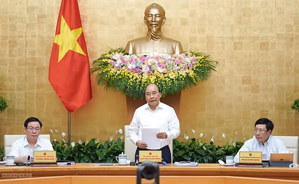 Thủ tướng chủ trì phiên họp Chính phủ tháng 9-2019.