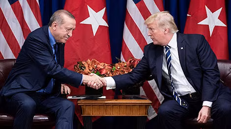 Tổng thống Erdogan và Tổng thống Trump gặp nhau bên lề cuộc họp Đại hội đồng Liên Hiệp Quốc.