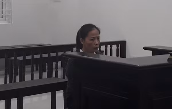 Bị cáo Hà tại phiên xử.