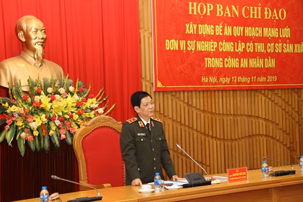 Thứ trưởng Nguyễn Văn Sơn chủ trì họp Ban Chỉ đạo xây dựng Đề án quy hoạch mạng lưới đơn vị sự nghiệp công lập có thu, cơ sở sản xuất trong CAND.
