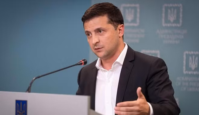 Tổng thống Volodymyr Zelensky.