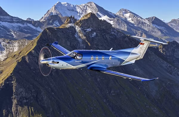 Một chiếc máy bay Pilatus PC-12.