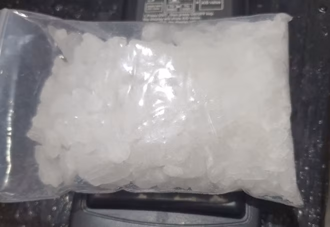 Công an thu giữ tổng cộng 134 gram chất ma túy.