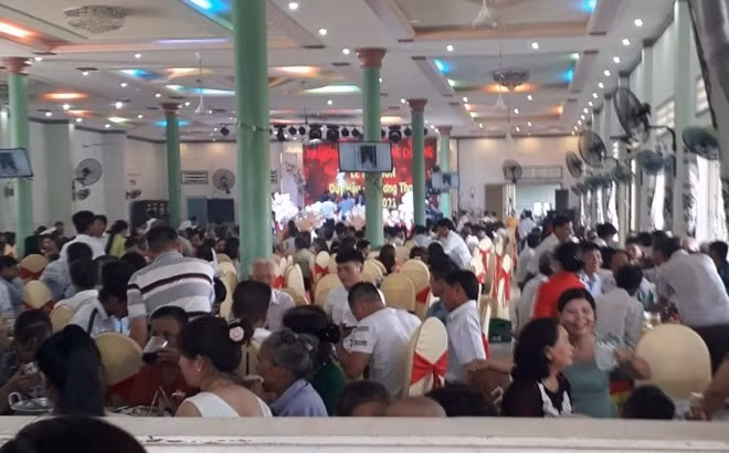 Gia đình ông H tổ chức đám cưới cho con vi phạm quy định phòng chống dịch COVID-19