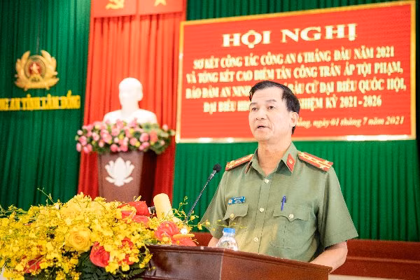 Đại tá Trần Minh Tiến, Giám đốc Công an tỉnh Lâm Đồng.