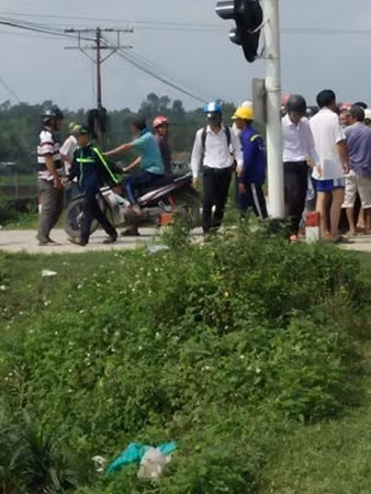 Hiện trường vụ việc.
