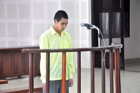 Bị cáo Sum tại phiên tòa