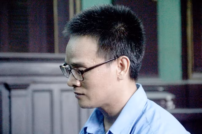 Bị cáo Thành tại phiên toà phúc thẩm
