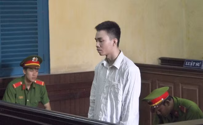Bị cáo Nguyễn Văn Phong tại phiên toà phúc thẩm