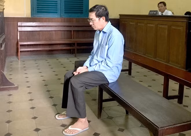 Bị cáo Lê Khánh Hoà tại phiên toà