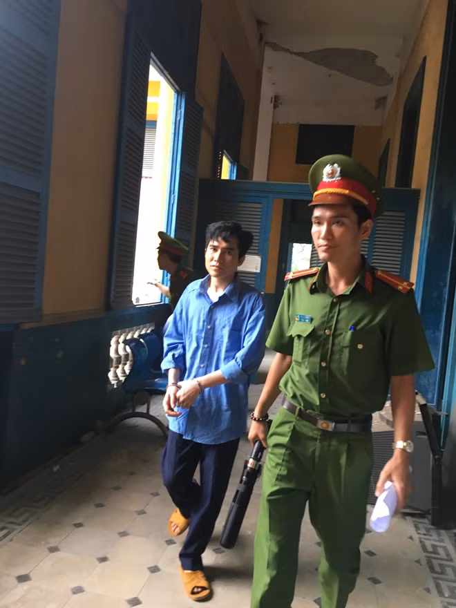 Bị cáo Nam tại tòa