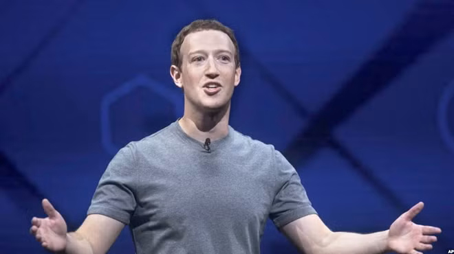 Giám đốc điều hành Facebook Mark Zuckerberg