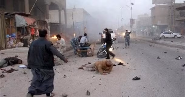 Hiện trường một vụ đánh bom ở Iraq