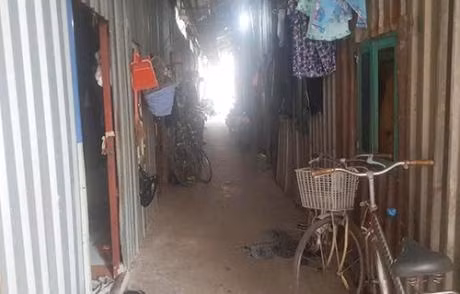 Khu nhà trọ nơi xảy ra vụ án mạng