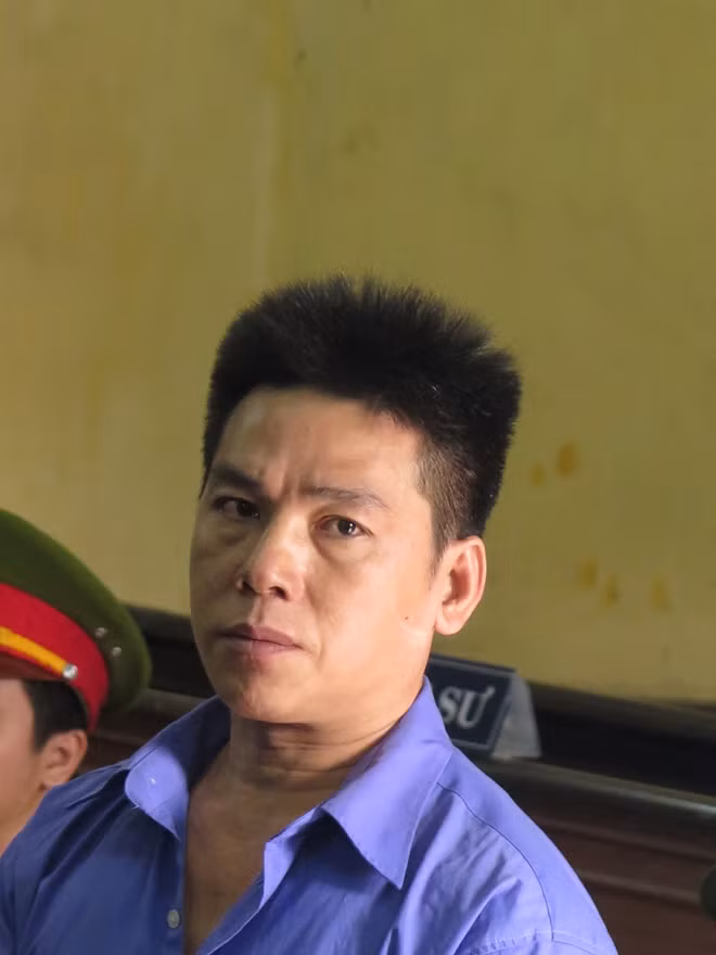 Bị cáo Tuấn tại tòa