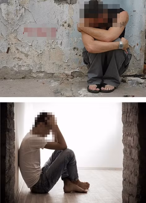 Một ông Tây nghiện ma túy.