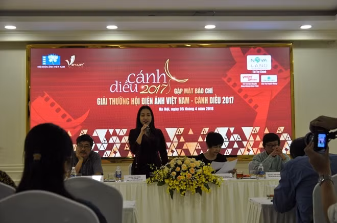 Ban tổ chức Giải thưởng Cánh Diều 2017 trao đổi với báo chí tại Hà Nội ngày 5-4