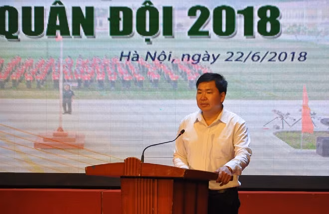 Giám đốc Trung tâm Hanoi ADC, Trần Đức Hòa chia sẻ về "Học kỳ quân đội" trong lễ xuất quân ngày 22-6