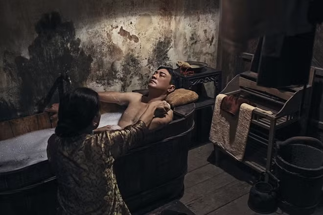 Cảnh trong phim "Đảo của dân ngụ cư"
