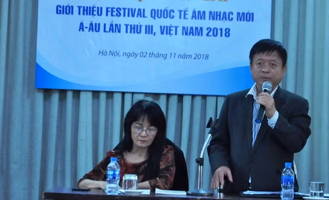 Nhạc sĩ Đỗ Hồng Quân, Chủ tịch Hội Nhạc sĩ Việt Nam trao đổi về Festival quốc tế Âm nhạc mới Á - Âu 2018