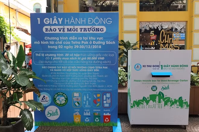 Góc xinh xắn gom vỏ hộp của "Xe thu gom vui vẻ"