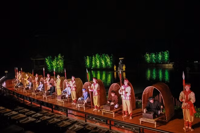 Cảnh trong vở "Tinh hoa Bắc Bộ"