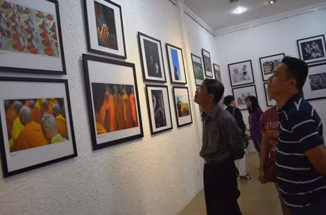Một góc triển lãm.