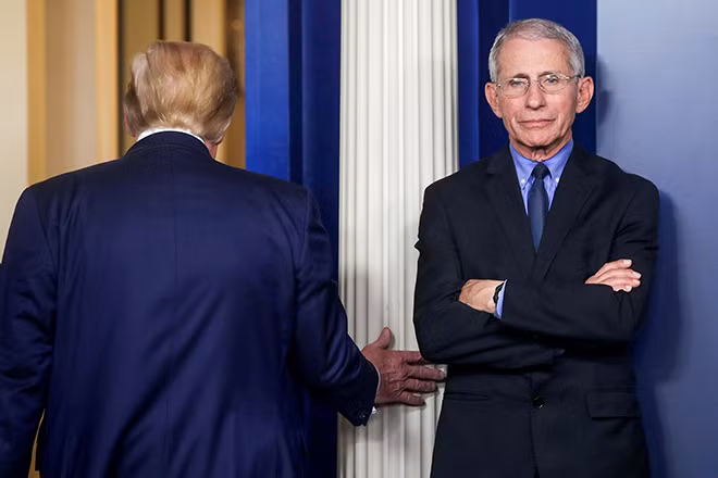 Tiến sĩ Anthony Faucci từng phải chịu nhiều hạn chế dưới thời Tổng thống Donald Trump.