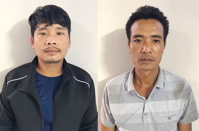 Đối tượng Chu Văn Khởi và Nguyễn Văn Lợi.