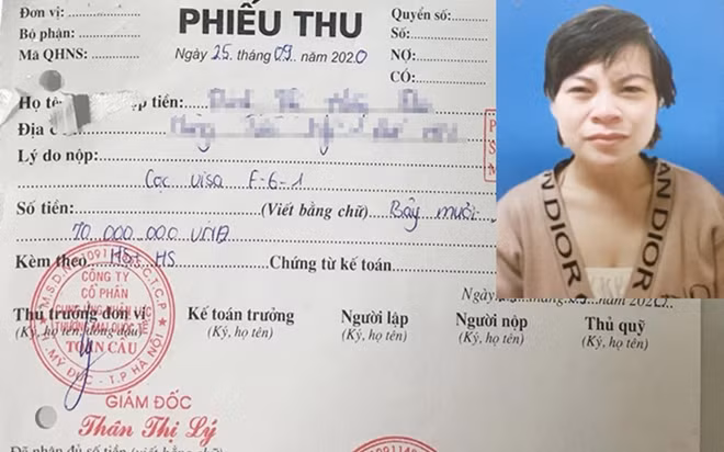 Đối tượng Thân Thị Lý lừa đảo hàng trăm người lao động.