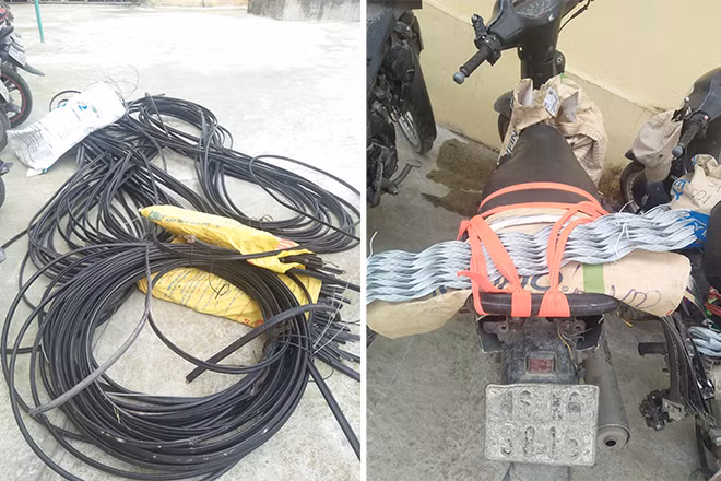 Vật chứng trong vụ án.