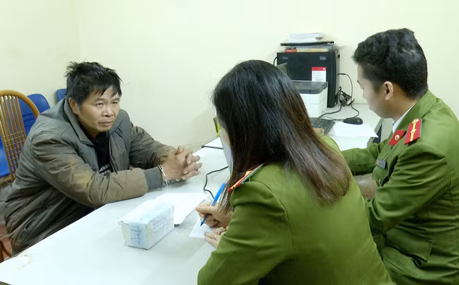 Đối tượng Lò Văn Tiện bị bắt giữ. Đối tượng Lò Văn Tiện bị bắt giữ.
