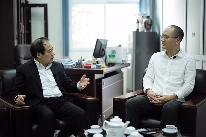 PGS.TS Trần Đắc Phu trò chuyện cùng phóng viên Chuyên đề ANTG GT - CT.
