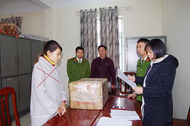 Đối tượng Nguyễn Thị Trang (dấu X).