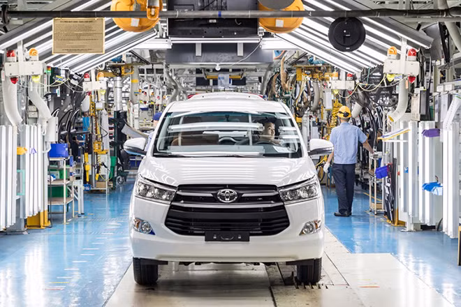 Doanh số bán hàng trong tháng 5/2021 của Công ty Ô tô Toyota Việt Nam tăng 22% so với cùng kỳ năm trước. Ảnh: Thế Hùng