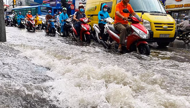 Các tuyến đường tại TP Thủ Đức được coi là “rốn ngập” của TP Hồ Chí Minh.