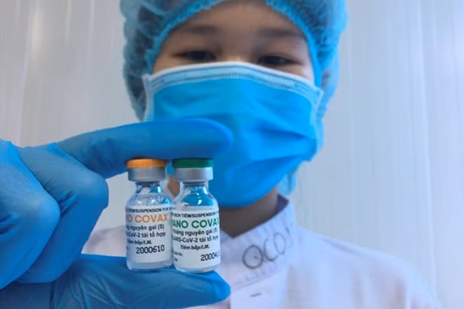 Vaccine Nanocovax do Công ty Nanogen sản xuất.