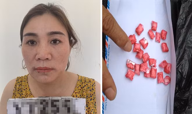 Trần Thị Lý và 47 viên MTTH được lấy ra từ dạ dày đối tượng. Trần Thị Lý và 47 viên MTTH được lấy ra từ dạ dày đối tượng.