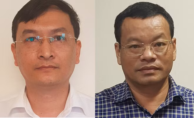2 bị can Nguyễn Mạnh Hùng và Lê Quang Hào.