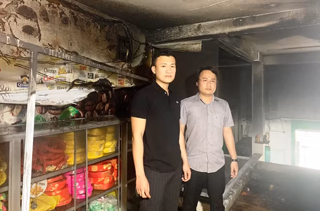 Hai anh em Võ Chung Anh và Trung úy Võ Tuấn Anh.