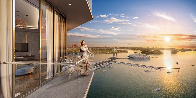 Sun Marina Town được ví như những “du thuyền giữa tầng không”. Sun Marina Town được ví như những “du thuyền giữa tầng không”.