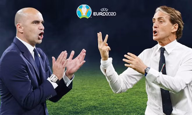 Tái ngộ Martinez ở EURO 2021 là cơ hội để Mancini khôi phục thanh danh.