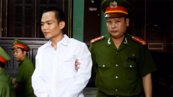 Bị cáo Phương sau phiên xử.
