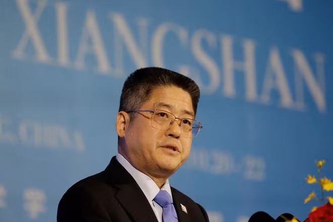 Thứ trưởng Bộ Ngoại giao Trung Quốc Lạc Ngọc Thành. (Ảnh: Reuters)