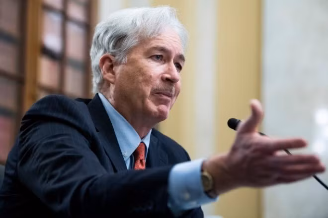 Ứng viên Giám đốc Cục Tình báo Trung ương Mỹ (CIA) William Burns. (Ảnh: Reuters)
