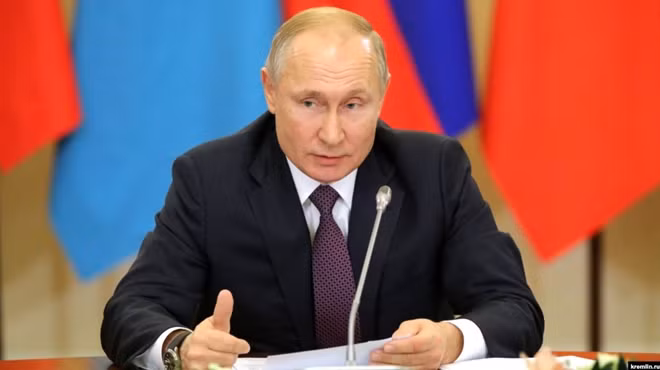 Tổng thống Nga Vladimir Putin.