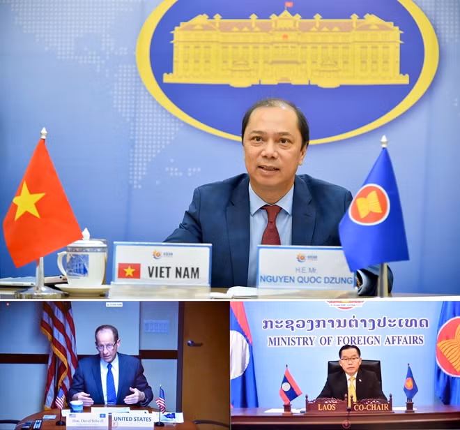 Hai bên nhất trí tiếp tục làm sâu sắc hơn quan hệ đối tác chiến lược và hợp tác ASEAN-Mỹ trong thời gian tới.