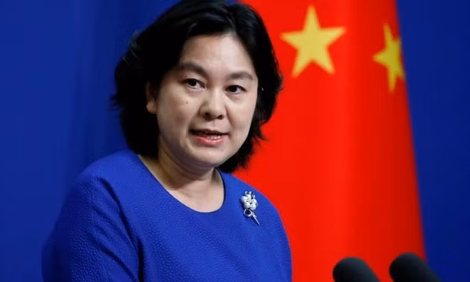 Người phát ngôn Bộ Ngoại giao Trung Quốc Hoa Xuân Oánh. (Ảnh: Reuters)